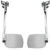 Chrome Swing Away Footrests - Use with Bariatric Sentra EC Heavy Duty Extra Extra Wide
