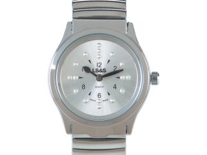 Ladies Chrome Braille Watch