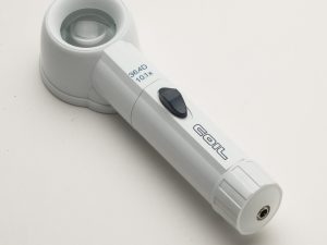 10.1X / 36.4D COIL Raylite 36 Xenon Electric Illuminated Magnifier - 1.25 Inch Lens