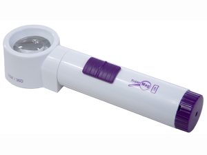 10X / 40D SuperMag LED Lighted Hand Held, Stand Magnifier - 1.4 Inch Lens