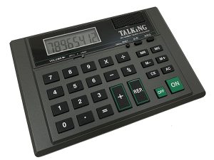 Talking Desk Top Calculator - English
