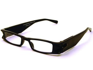 +1.5 Diopter Eschenbach LightSpecs LED Lighted Reading Glasses - Black - Liberty