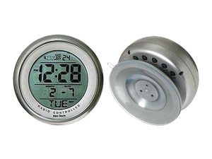 Large Display Atomic Alarm Clock with Non-Slip Suction Cup