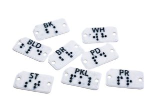 Braille Clothing Identifiers