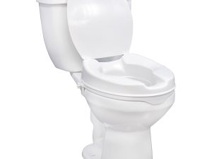 Raised Toilet Seat with Lock and Lid - With Lid 4 Inches