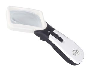 Schweizer ERGO-Lux MP Pocket Magnifier 3.5X / 10D / Lens Size: 3 Inches, angled