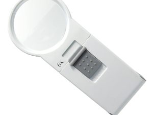 SuperMag 6X LED Lighted Pocket Magnifier - 2.4 Inch Lens