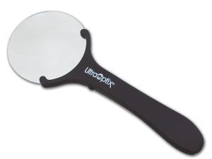 2.5X Frameless LED Lighted Magnifier with 4X Bifocal Insert