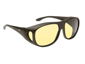 Haven Night Drivers FitOver Glasses: Classic Large Square Frame