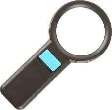 5X Hand Held Magnifier with 10 White LED Lighted 2.75 Inch Glass Lens