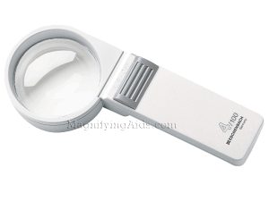 4X Eschenbach Illuminated Hand Magnifier - 2.4 Inch Lens