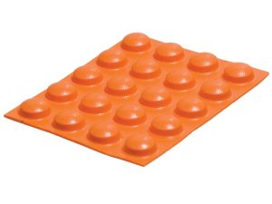 20 Large Orange Round Bumps