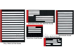 Red Hinged Writing Guide - Set of 5