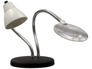 Big Eye 2X Combination High Intensity Table Lamp with Magnifier