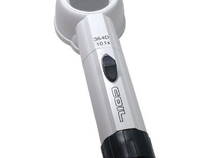 10.1X COIL LED Illuminated Hand-Held Stand Magnifier - 1.3 Inch Lens