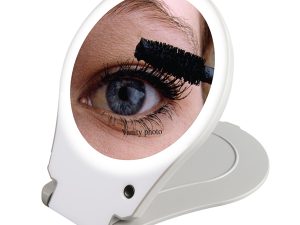 Floxite LED Lighted Travel and Home 10x Magnifying Mirror