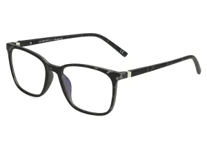 +1.00 Eschenbach Blue Light Blocking Reading Glasses – Eric Style Charcoal Frame, Anti-Fog, Scratch-Resistant