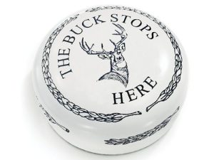 Concord Paperweight - Buck Stops Here