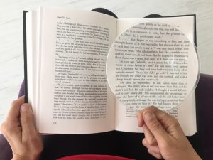 4X Firm Fresnel Round Rimless Magnifier - 6.5 Inches