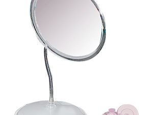 Zadro 7X Vanity or Wall Mount Gooseneck Magnifying Mirror