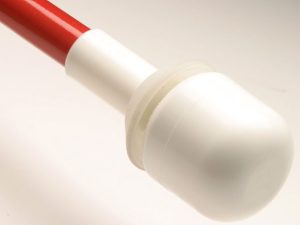 Ambutech Marshmallow Roller Cane Tip: 1/2 Inch Slip On Style