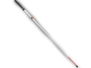 Ambutech Mobility Walking Cane: Fiberglass Telescopic Cane 8mm Threaded Ceramic Hook Tip 38-44 Inch
