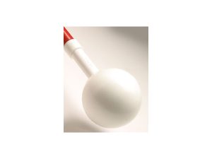Ambutech Ball Cane Tip: Slip On Style - White
