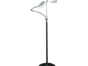 Big Eye 2 Arm Combination Floor Lamp and 2x Magnifier