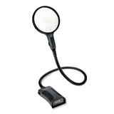 Carson 2.5X Power LED Lighted Flexible Neck Magnifier / Flashlight