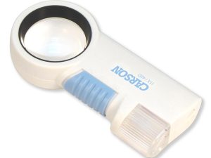 11X Carson LED Lighted Pocket Magnifier - 1.5 Inch Lens