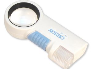 9X Carson LED Lighted Pocket Magnifier - 1.5 Inch Lens