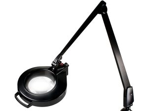 Dazor 1.75X / 3 Diopter LED Circline Clamp Mount Magnifier (42") Black