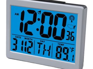 Large LCD Display Atomic Alarm Clock