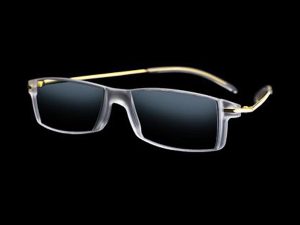 '+1 Diopter Eschenbach Mini Frame 2 Progressive Reader - Gold
