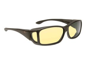 Haven Night Drivers FitOver Glasses: Large Wide Rectanglar Frame