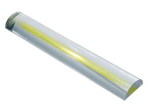 2X Large Bar Magnifier with Yellow Guide - 9 inches