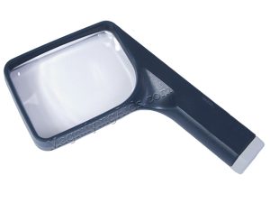 1.7X COIL Rectangular Magnifier - 4 Inch Lens