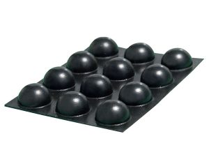 20 Large Black Round Locator Bumps