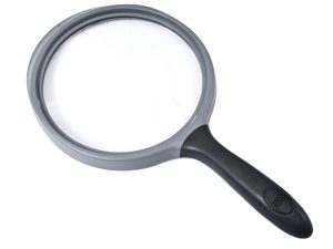 2X Bausch & Lomb Magnifier with 4X Bifocal 5 Inch Lens