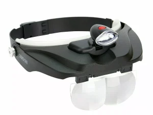Carson MagnaVisor with LED Light and Four Lenses; 1.5X, 2X, 2.5X, 3X